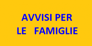 Avvisi per le famiglie